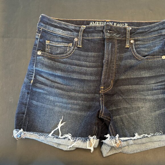 Women's Super High-Rise Shortie American Eagle Jean Shorts - Picture 2 of 6